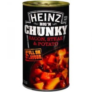 Heinz Big N Chunky Canned Soup Bacon Steak & Potato