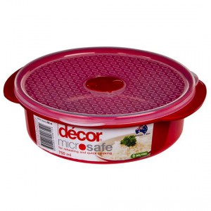 Decor Microsafe Container Round