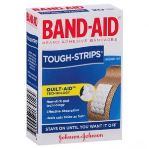 Band-aid Tough Strips Regular