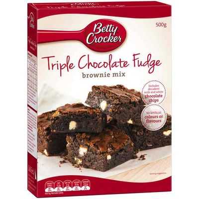 Betty Crocker Brownie Mix Triple Chocolate Fudge