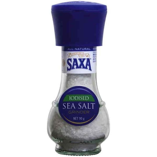 Saxa Iodised Salt Sea Grinder