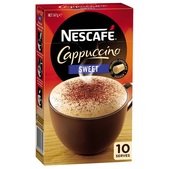 Nescafe Cafe Menu Sweet Cappucino