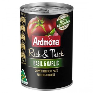 Ardmona Rich & Thick Basil & Garlic Tomatoes