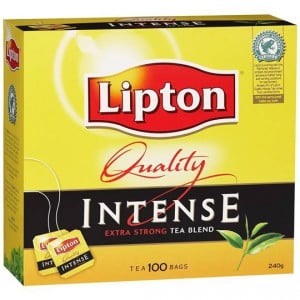 Lipton Quality Intense Tea Bags Extra Strong