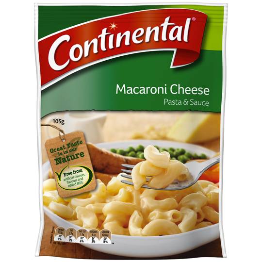 Continental Pasta & Sauce Macaroni Cheese