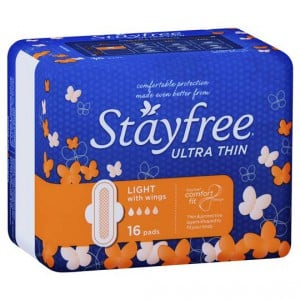 Stayfree Ultra Thins Pads Wings Light