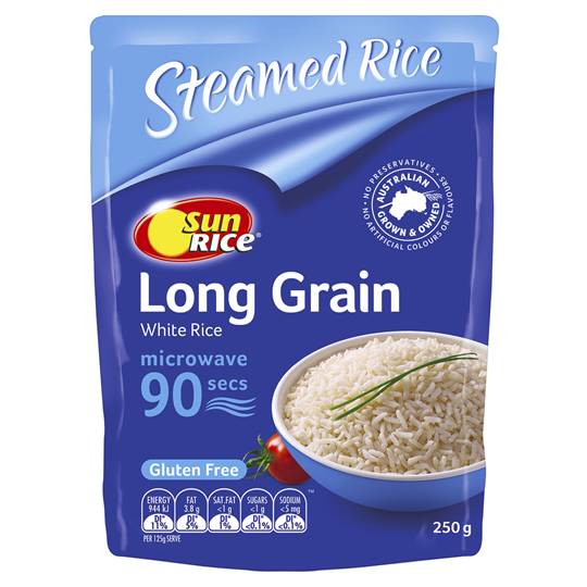 Sunrice Microwave Long Grain In 90 Seconds
