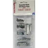 Home Handyman Nails Round Head Assorted 510 Pieces