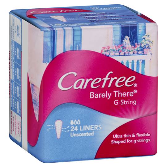 Carefree Panty Liners Barely There G String