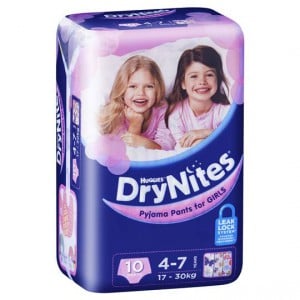 Huggies Drynites Pyjama Pants Girl 4-7yrs