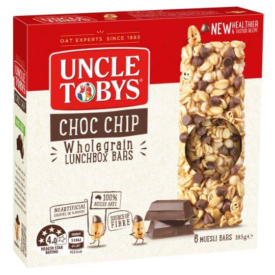Uncle Tobys Chewy Choc Chip Bars