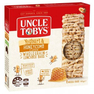 Uncle Tobys Yoghurt Topps Honeycomb