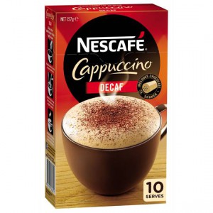 Nescafe Cafe Menu Decaffeinated Cappucino
