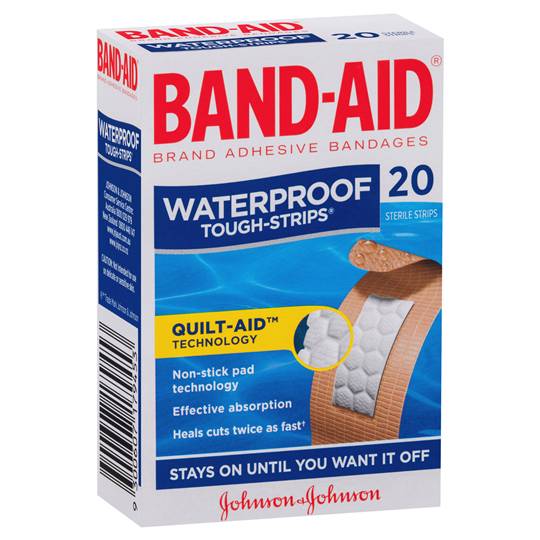 Band-aid Tough Strips Waterproof