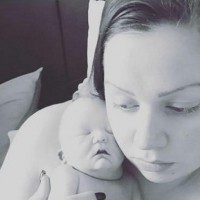 Thankful she got to spend three days ‘being a mum’ to her newborn