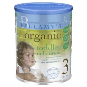 Bellamy's Organic Toddler Baby Formula Stage 3