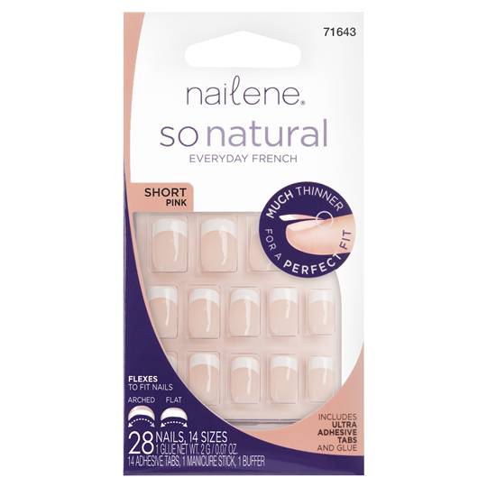 Nailene So Natural Nail Short Pink