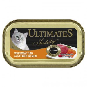 Ultimates Indulge Adult Cat Food Whitemeat Tuna With Salmon