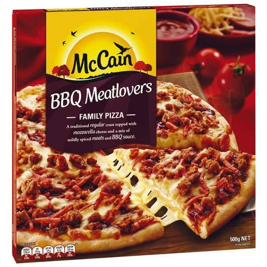 Mccain Pizza Meatlovers Bbq