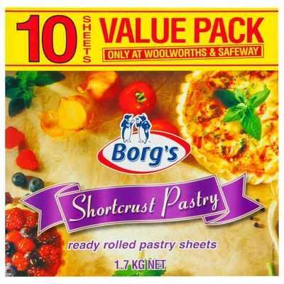 Borg's Shortcrust Pastry Value