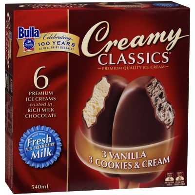 Bulla Creamy Classics Ice Cream Classic Caramel Vanilla