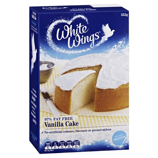 White Wings Cake Mix 97% Fat Free Vanilla Cake