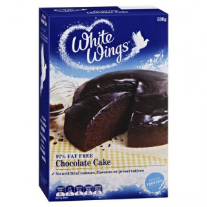 White Wings Cake Mix 97% Fat Free Chocolate Cake