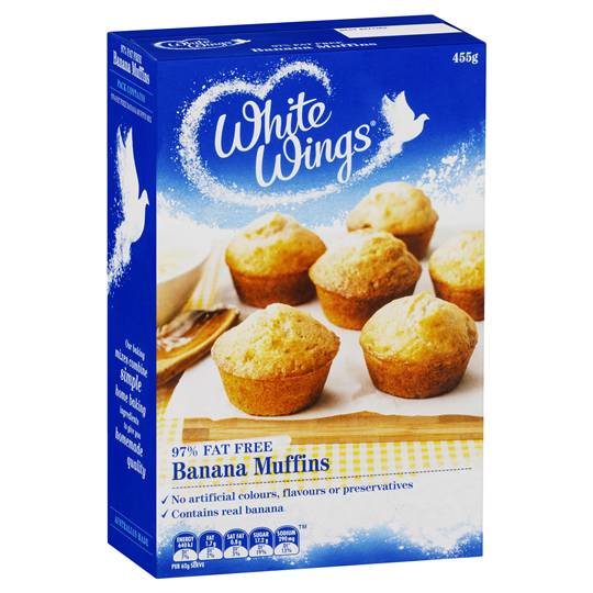 White Wings Muffin Mix 97% Fat Free Banana
