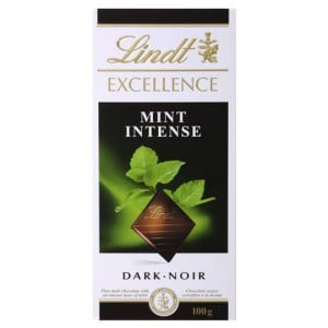 Lindt Excellence Dark Chocolate Mint Intense