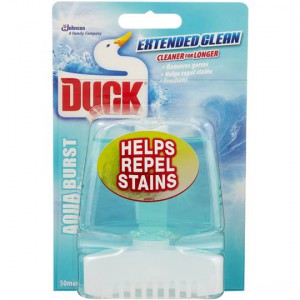 Duck Protection Plus Primary Toilet Cleaner Liquid Under Rim Aqua Burst