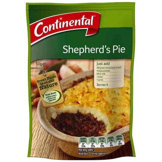Continental Recipe Base Shepherds Pie