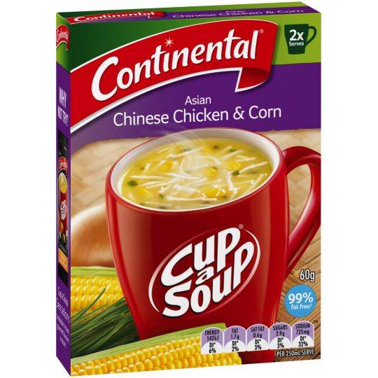Continental Cup A Soup Asian Chicken & Sweetcorn