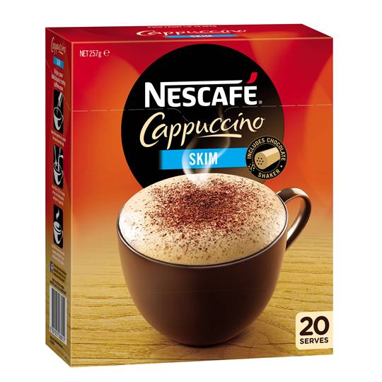 Nescafe Cafe Menu Skim Cappucino