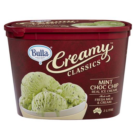 Bulla Creamy Classics Ice Cream Mint Choc Chip
