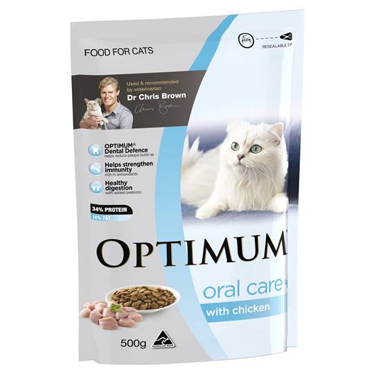 Optimum Adult Cat Food Oral Care With Chicken