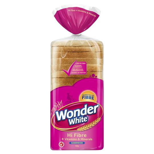 Wonder White Bread Vitamins & Minerals Sandwich