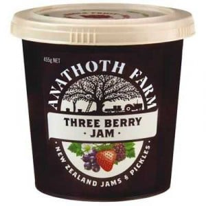 Anathoth Farm Three Berry Jam