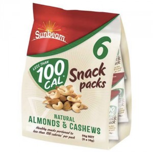 Sunbeam Snack Pack Almonds & Cashews