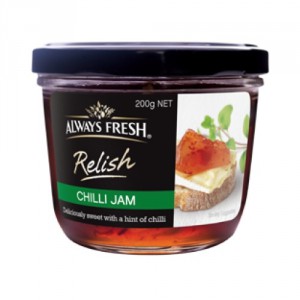 always fresh relish chilli jam