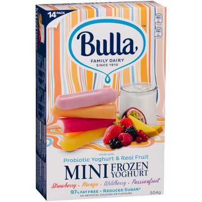 Bulla Mini Frozen Yoghurt Assorted Flavours