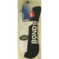Bonds Socks Mens Logo Crew Size 6-10