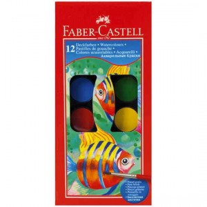 Faber-castell Watercolour Tablets 12 Colours