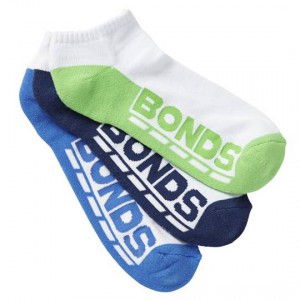 Bonds Socks Mens Logo Lowcut Size 11-14
