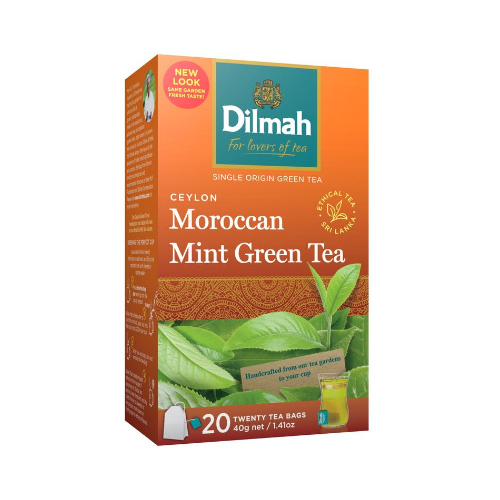 Image of Dilmah Green Tea Moroccan Mint 20s