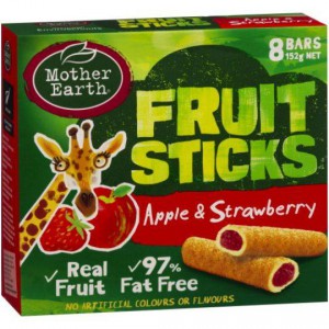 Mother Earth Fruit Sticks Strawberry