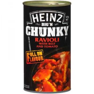 Heinz Big N Chunky Canned Soup Ravioli With Beef & Tomato