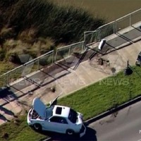 Out-of-control car hits pram