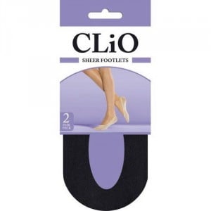 Clio Sheer Footlet Black One Size