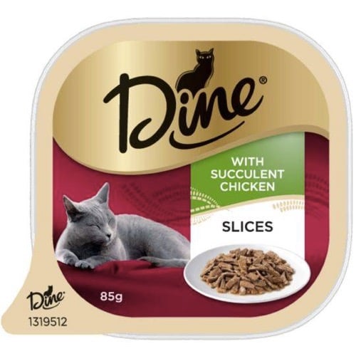 DIne Daily Cat Food Succulent Chicken Slices