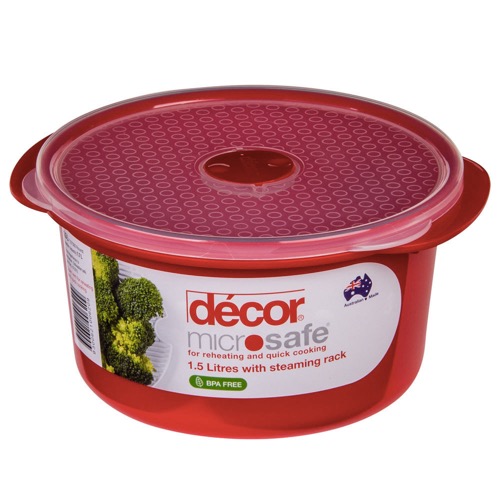 Decor Microwave Safe Container Jewel Round